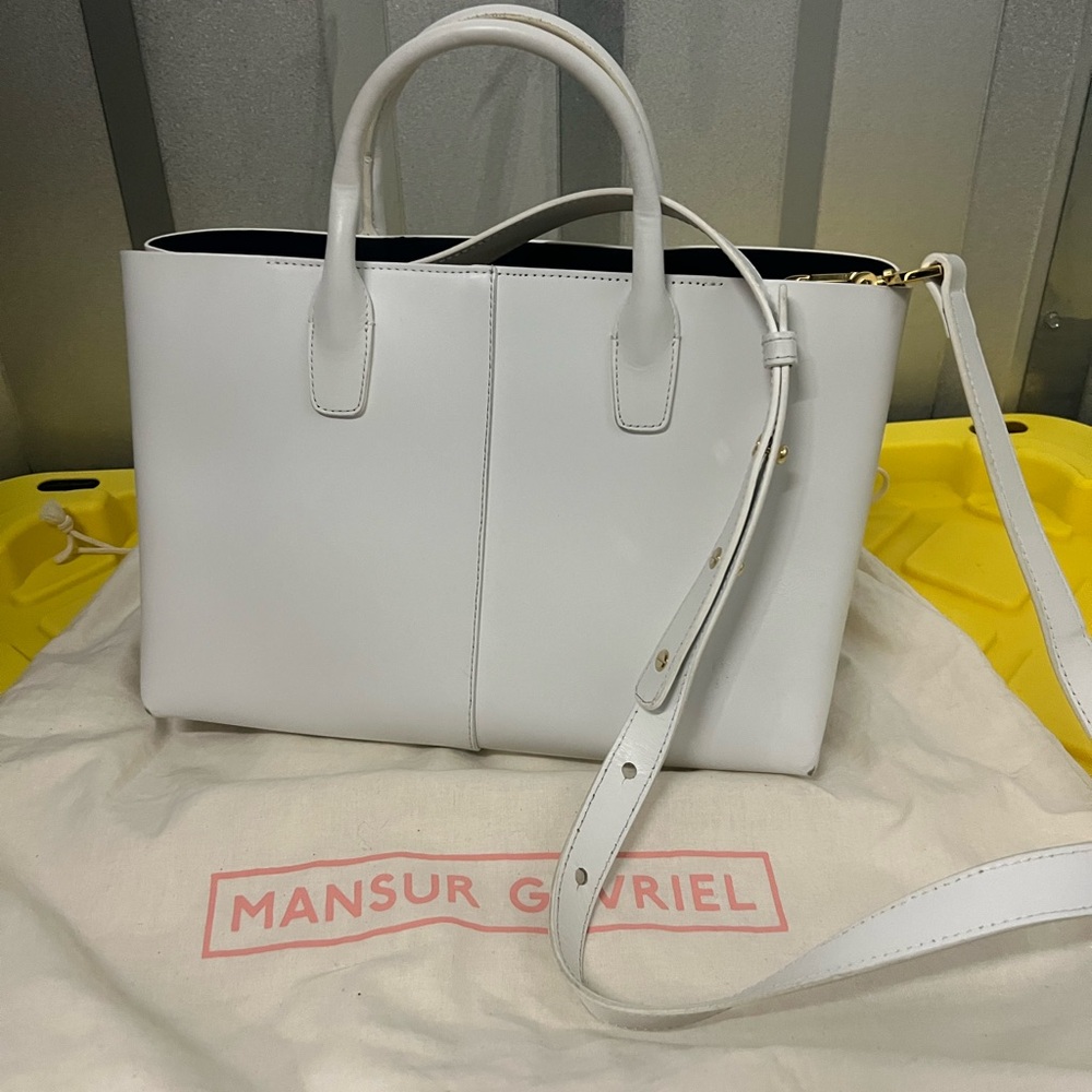 Mansur Gavriel Elegant White Tote